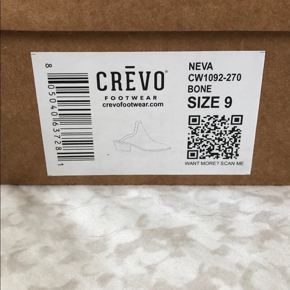 NIB Anthropologie Crevo Neva Woven Mules Bone 9 - Picture 4 of 7